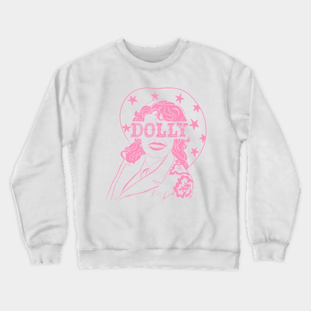 Dolly Parton Crewneck Sweatshirt by Taylor Thompson Art